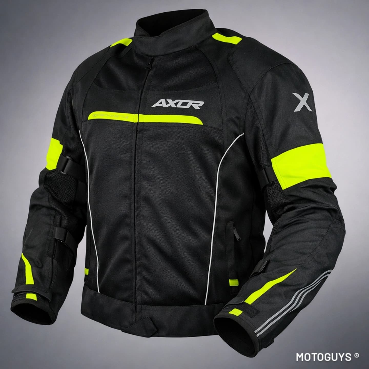 Axor Cruise 2 Jacket Black Neon Yellow-M