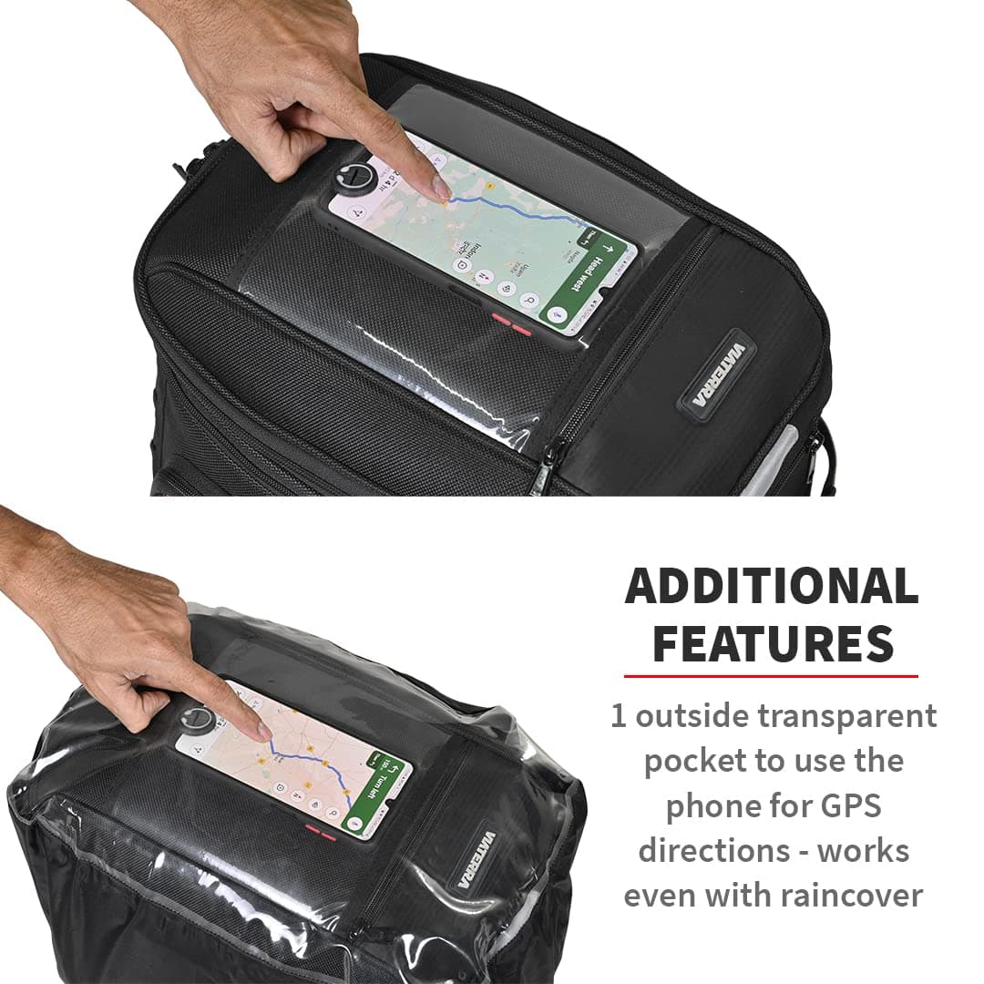 ViaTerra Fly Magnetic Tank Bag - compartments